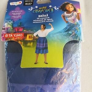 Disney Encanto Luisa Apron And Hair Clip Set